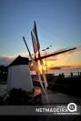 Moinho ao por do sol no Porto Santo