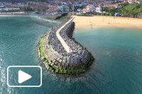 Machico Beach Madeira - Drone View