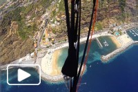 Voo de Parapente para a Praia da Calheta