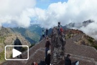 Pico Ruivo na ilha da Madeira