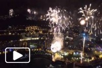 Fireworks filmed with a drone in Funchal - Madeira