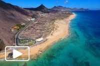Vista aerea do Porto Santo