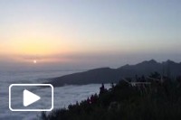 Nascer do Sol diferente cá  na ilha