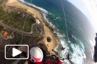 Voando em Asa Delta no Porto Santo
