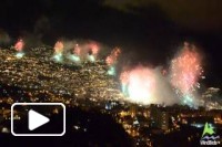 Fogo de artificio na Madeira 2014
