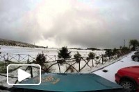 Atravessar o Paul da Serra com neve