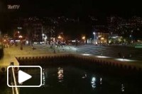 Praça do povo à noite