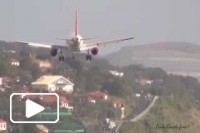 Dia dificil para aterrar na Madeira