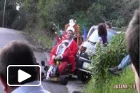 Rampa de carros de pau