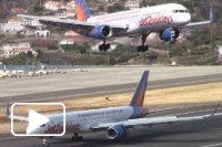 Dia movimentado no Aeroporto da Madeira