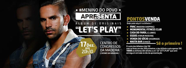 Convites Miro Freitas - Lets Play - Passatempo Netmadeira