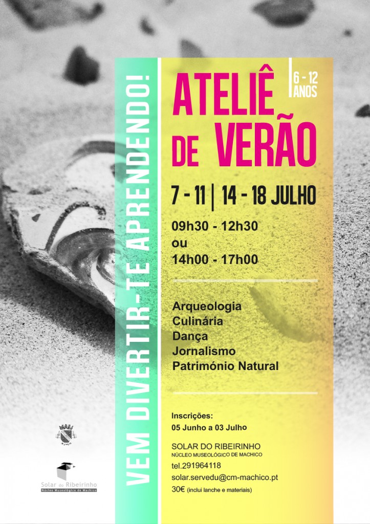 Ateliê de Verão no Solar do Ribeirinho