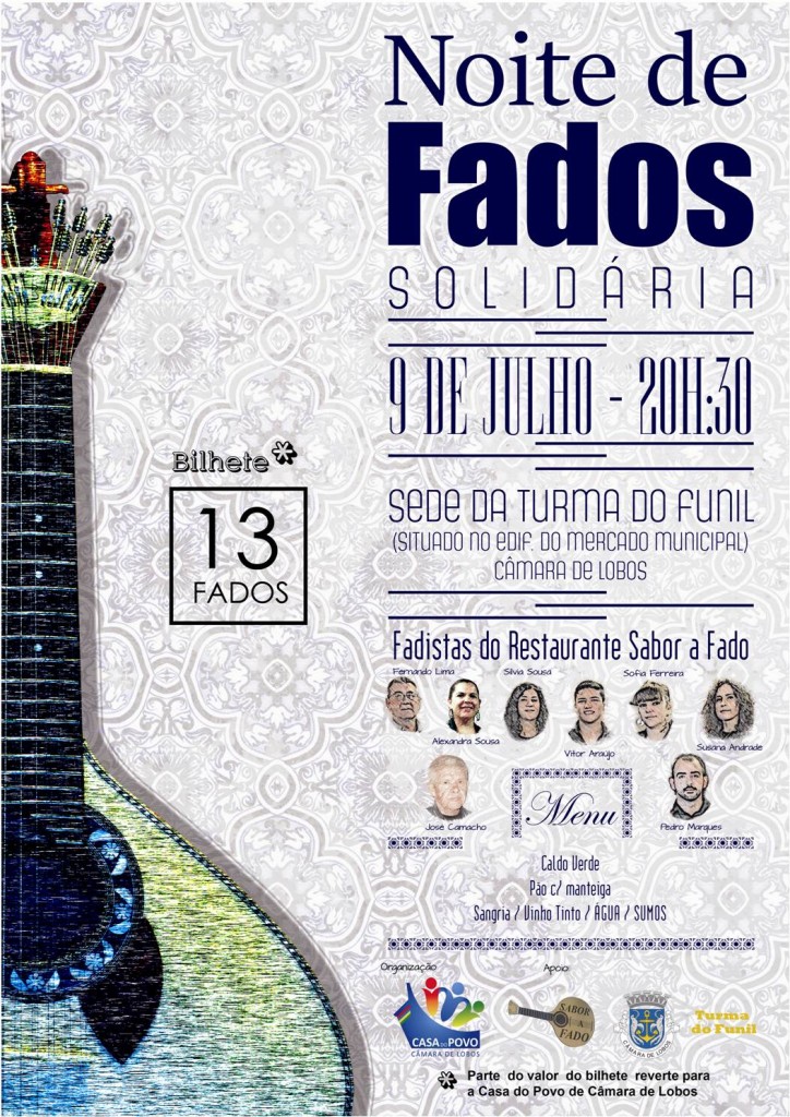 Noite de Fados Solidária em Câmara de Lobos