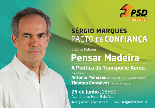 “Política de  transporte Aéreo” dia 25 no Baía Azul