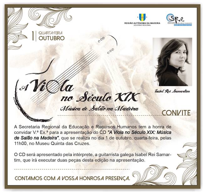 “A Viola no Século XIX – Música de Salão na Madeira e em Galiza”