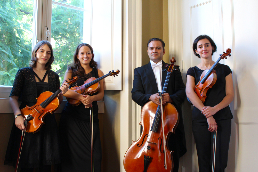 Quarteto de Cordas no Teatro Municipal Baltazar Dias