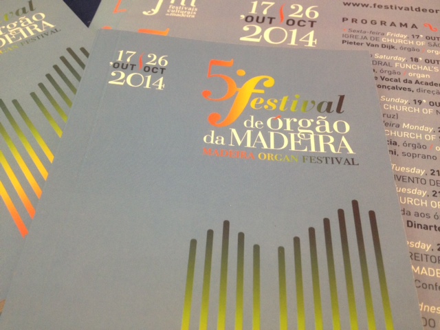 Apresentado a V Edição do Festival de Órgão da Madeira