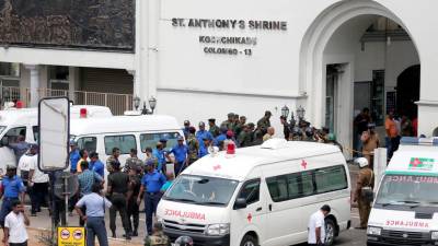 156 mortos em série de explosões no Sri Lanka