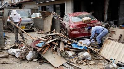 18 mil voluntários nas operações de limpeza e reconstrução no Japão