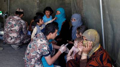 320 mil deslocados sírios desde o início da ofensiva do regime em Deraa