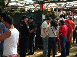 Polícia e seguranças privados muito visíveis na Festa do PSD-Madeira