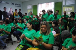 Sede de campanha dos independentes de São Vicente foi hoje inaugurada