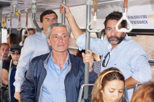 Candidatos do CDS deram um volta de autocarro
