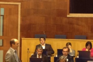 José Pedro Pereira já ocupou o seu lugar no plenário