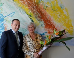 Homenageada após 35 visitas à Madeira