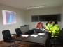 Pedro Coelho reunido no quartel dos bombeiros