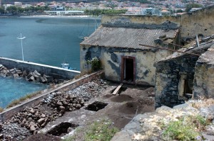 Retratos de Machico no forte da cidade