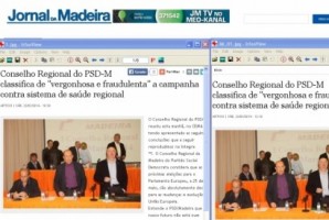 Bronca no Jornal da Madeira expõe estratégia jardinista de desrespeito pelos conselheiros