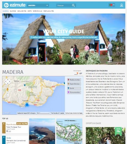 Portal guia turístico Ezimute chega à Madeira