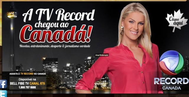TV Record assume-se como canal dos falantes de português