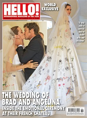 Angelina Jolie e Brad Pitt revelam as fotos do casamento realizado em Agosto em França