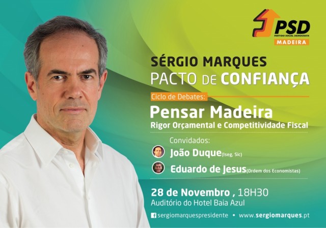Sérgio Marques realiza conferência hoje