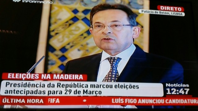 Cavaco Silva dissolve ALM e convoca eleições para o dia 29 de Março