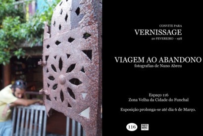 Nuno Abreu expõe Viagem ao Abandono no Espaço 116 na Zona Velha do Funchal