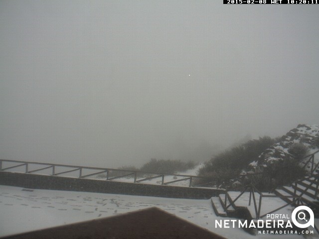 Neve no Pico do Areeiro