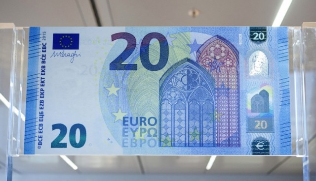 Nova nota de 20 euros é mais difícil de falsificar