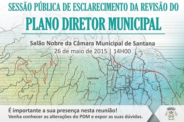Santana põe PDM em discussão pública por 30 dias