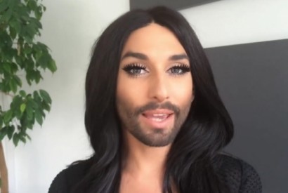Conchita Wurst, a mulher barbuda, publica vídeo em que diz estar radiante por vir actuar a Portugal