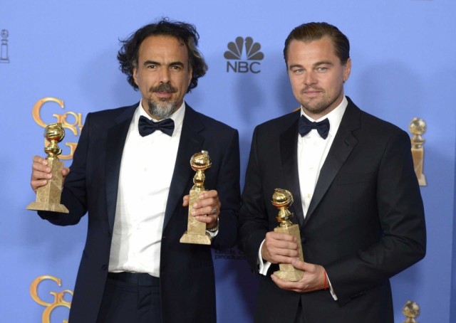 O renascido, de Iñárritu, triunfa nos Globos de Ouro com três galardões