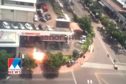 Vídeo em bruto mostra momento de explosão terrorista na Indonésia que causou mortos