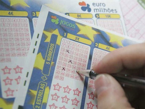 Euromilhões de sexta-feira com jackpot de 104 milhões de euros