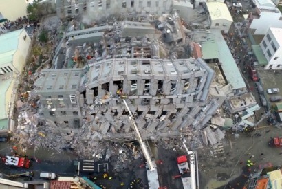 Sete mortos e mais de 10 pessoas presas em escombros devido a sismo em Tainan