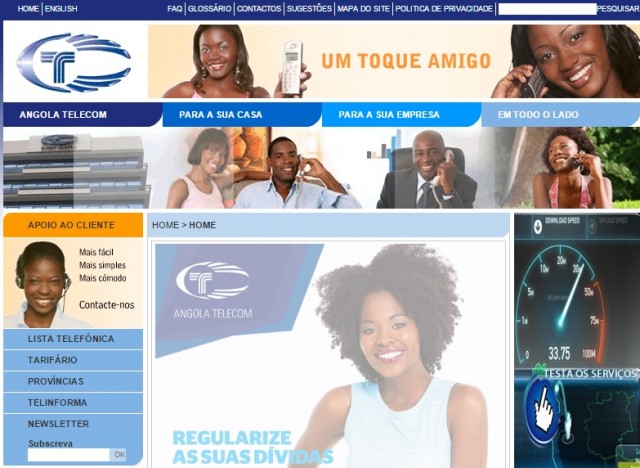 Governo entrega gestão da Angola Telecom para travar perdas na empresa pública