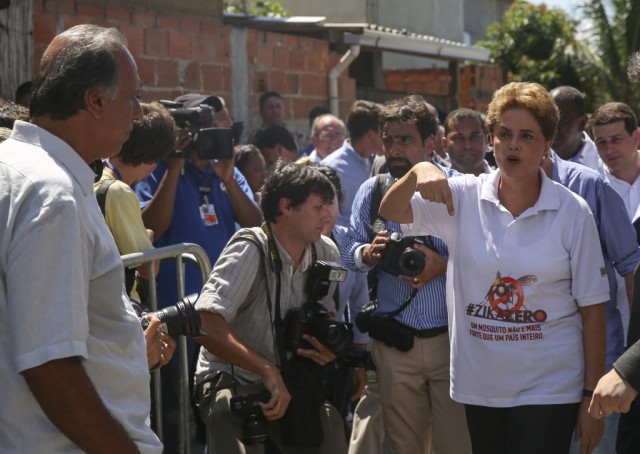 Dilma Rousseff assegura que o vírus Zika não põe em causa dos Jogos Olímpicos