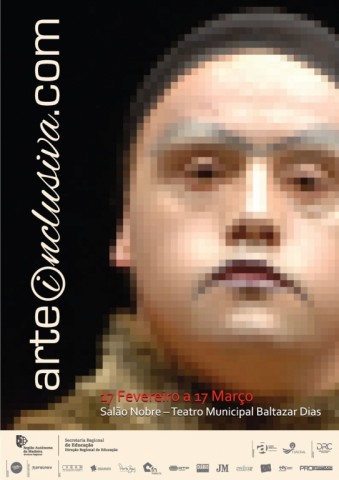 Exposição Arte Inclusiva.com patente no Teatro Baltazar Dias