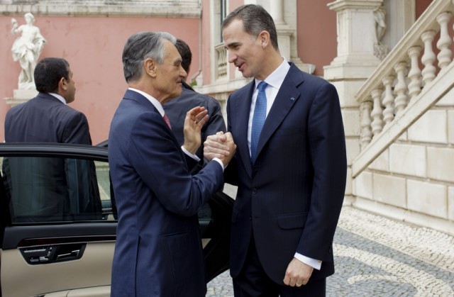 Cavaco Silva e Filipe VI de Espanha encontraram-se hoje em Lisboa